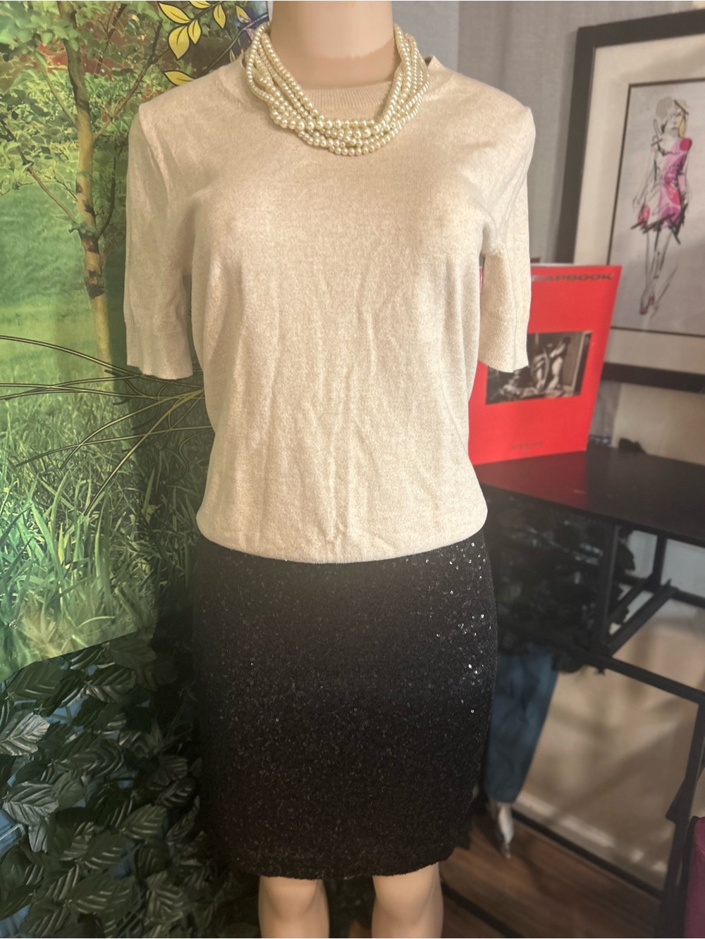 J.Crew Woman’s Beige Cashmere Crewneck Sweater | Size: S/ SALE!